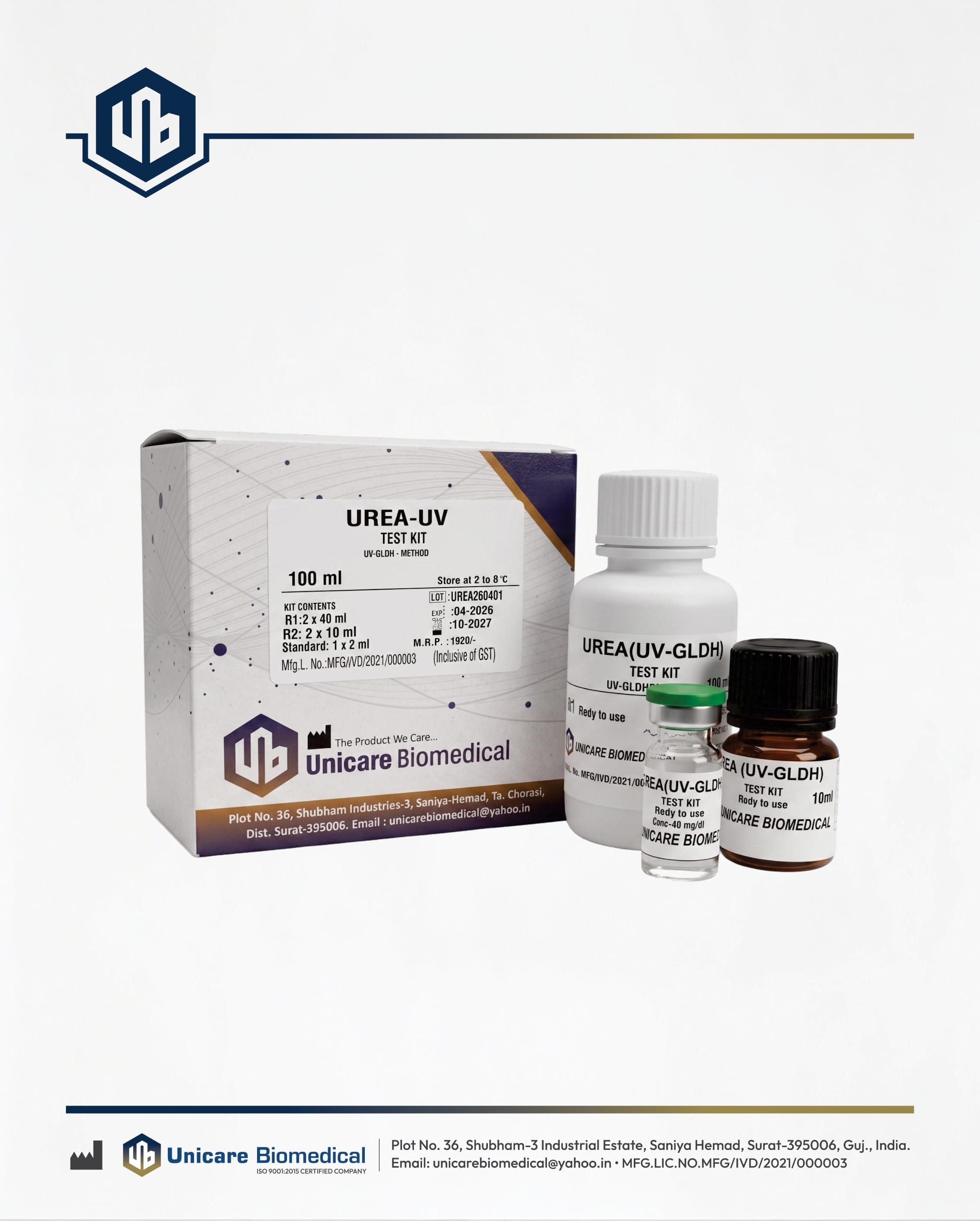 Urea-UV Test Kit